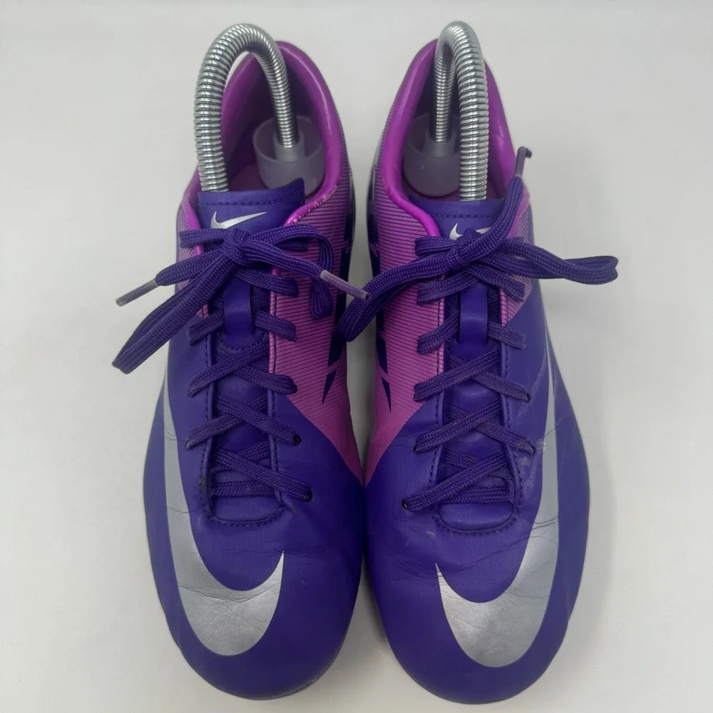 Nike Mercurial Victory II FG 442008-505 Purple Cleats Youth‎ Size 5
